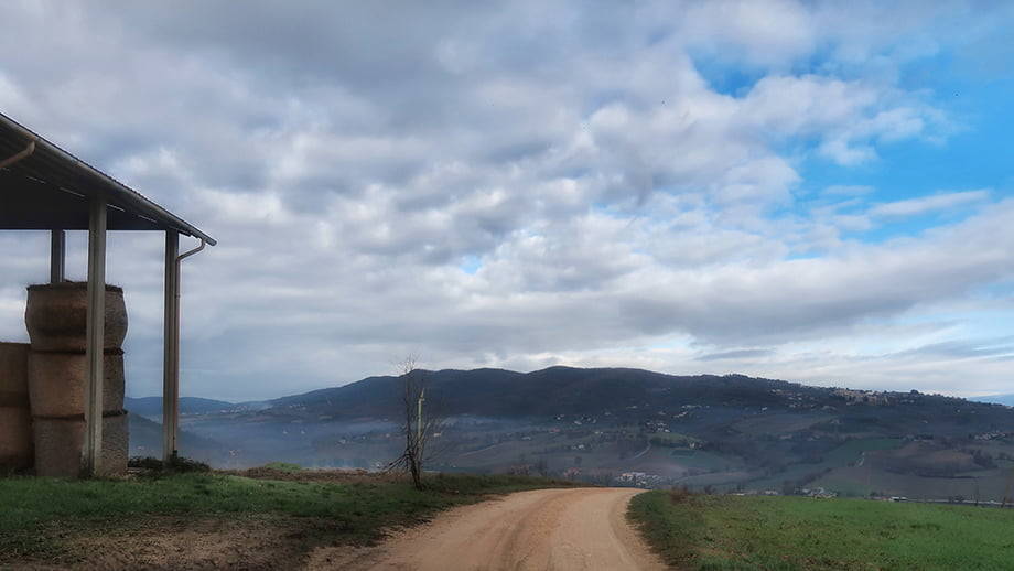 panorama Todi Montefalco Villa Selva