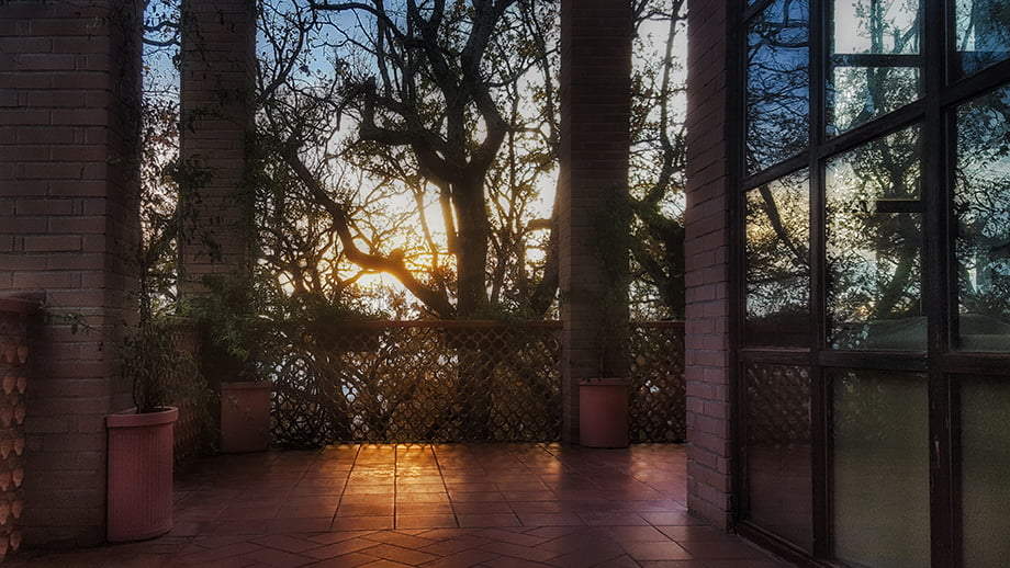 Villa Selva tramonto